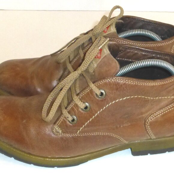 Lee Cooper East London Men\'s Lace Up Leather Ankle Boots Size: 11 Brown main image 10